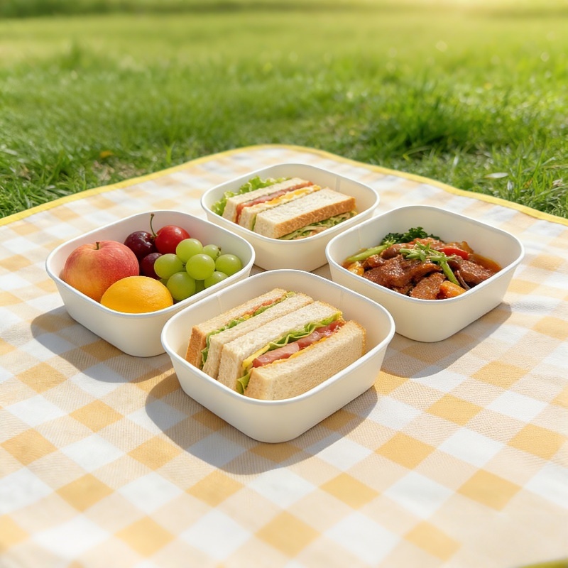 Ciotola quadrata bianca in car - Meal Prep Bowl recensione e prezzo